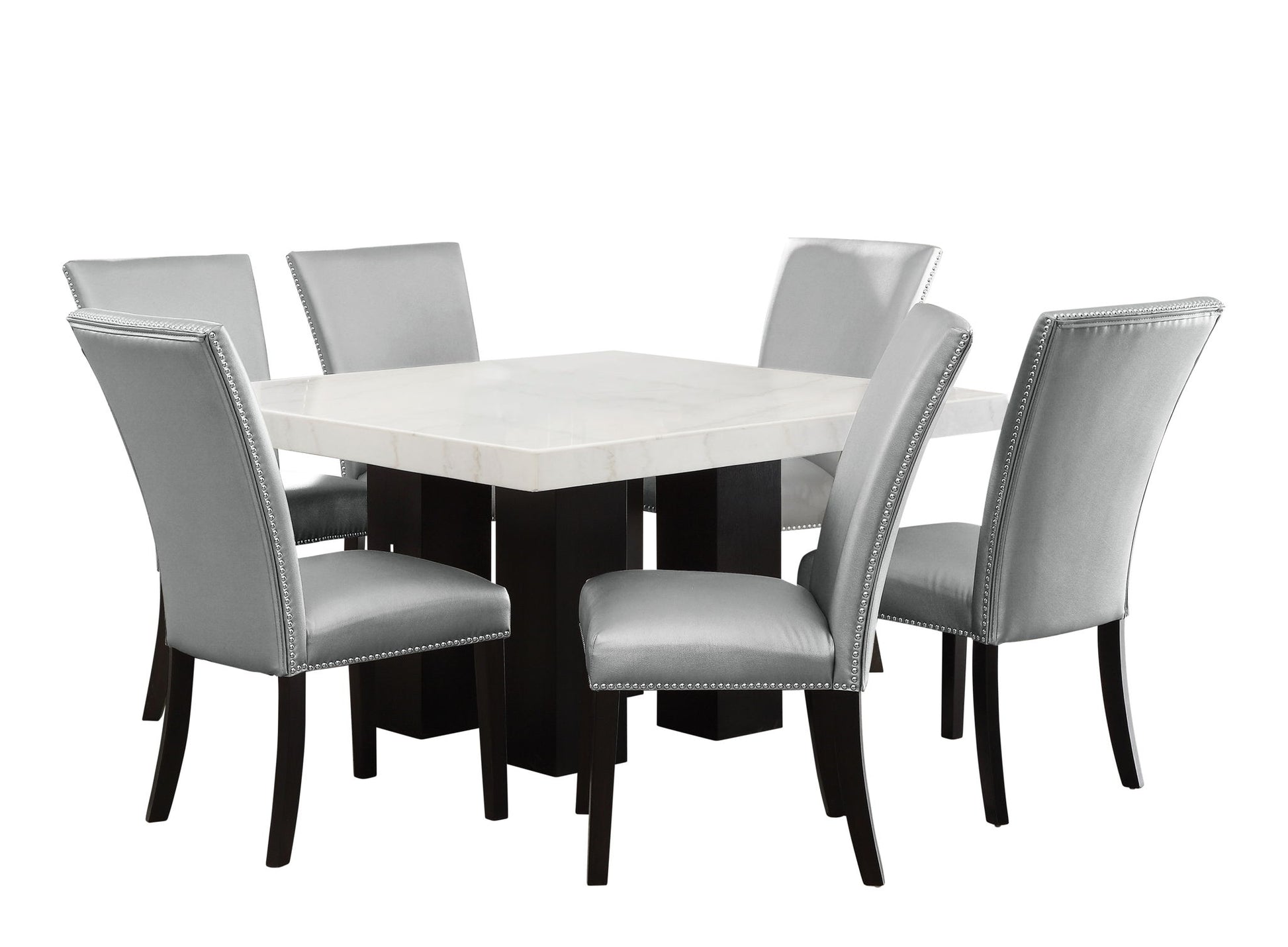 Camila - Square Dining Set - White Top - Hornell Furniture Outlet