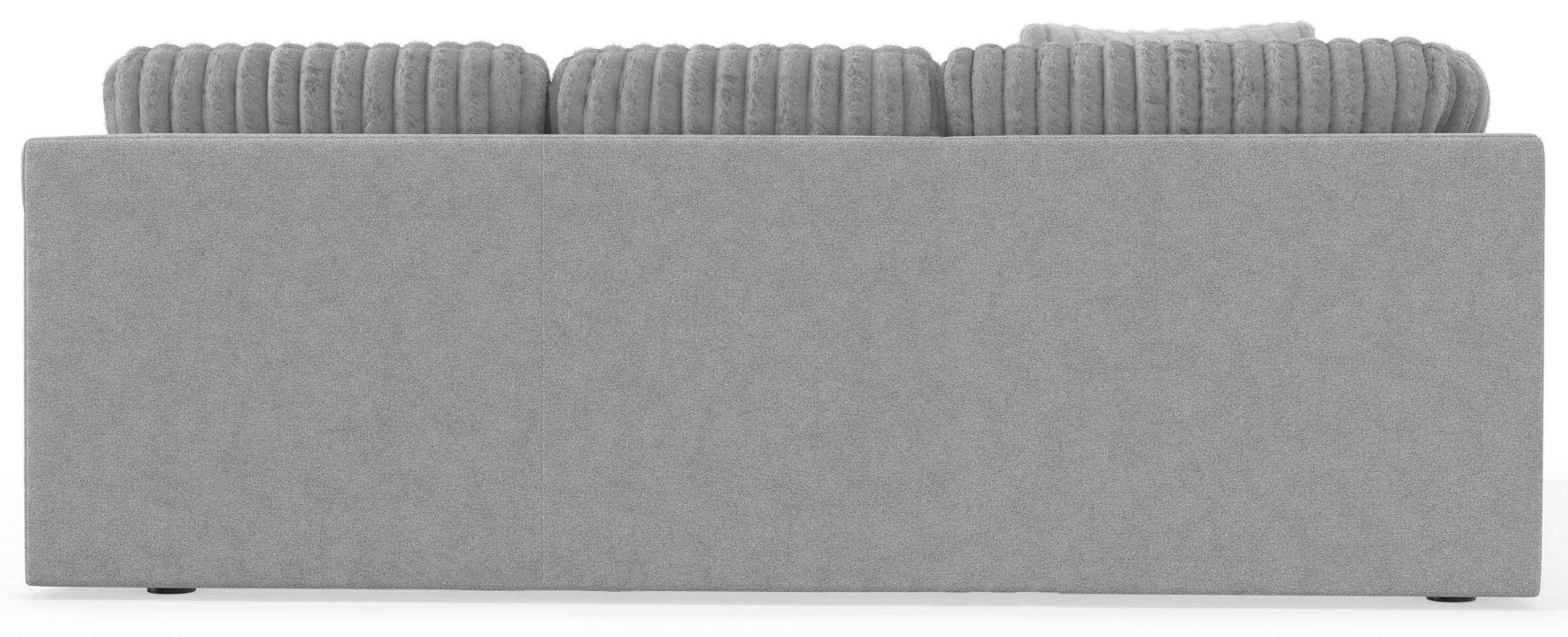 Logan - Upholstered Sectional With Comfort Coil Seating And Accent Pillows Included - Hornell Furniture Outlet