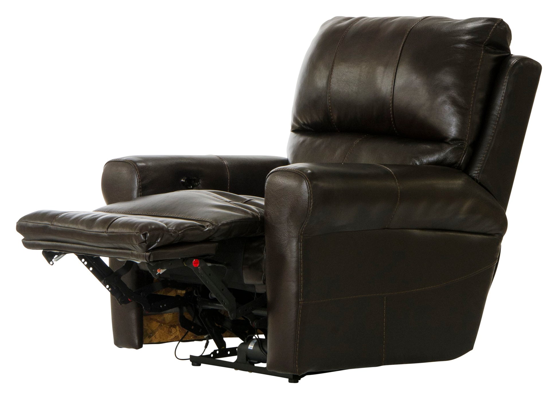 Hoffner - Power Lay Flat Recliner - Hornell Furniture Outlet