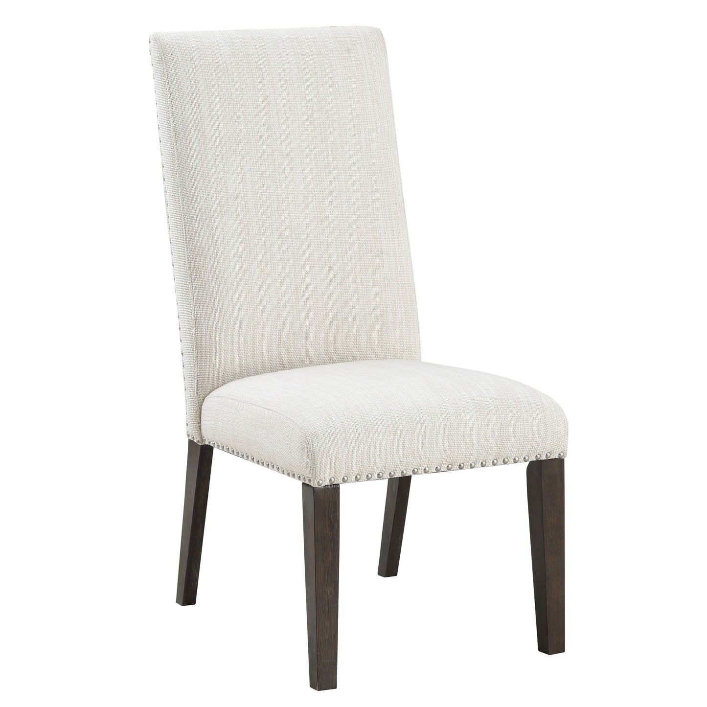 Hutchins - Upholstered Chair (Set of 2) - Dark Brown - Hornell Furniture Outlet