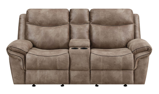 Nashville - Glider Recliner Console Loveseat - Hornell Furniture Outlet