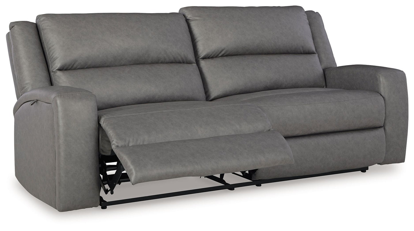 Brixworth - Slate - 2 Seat Reclining Sofa - Hornell Furniture Outlet