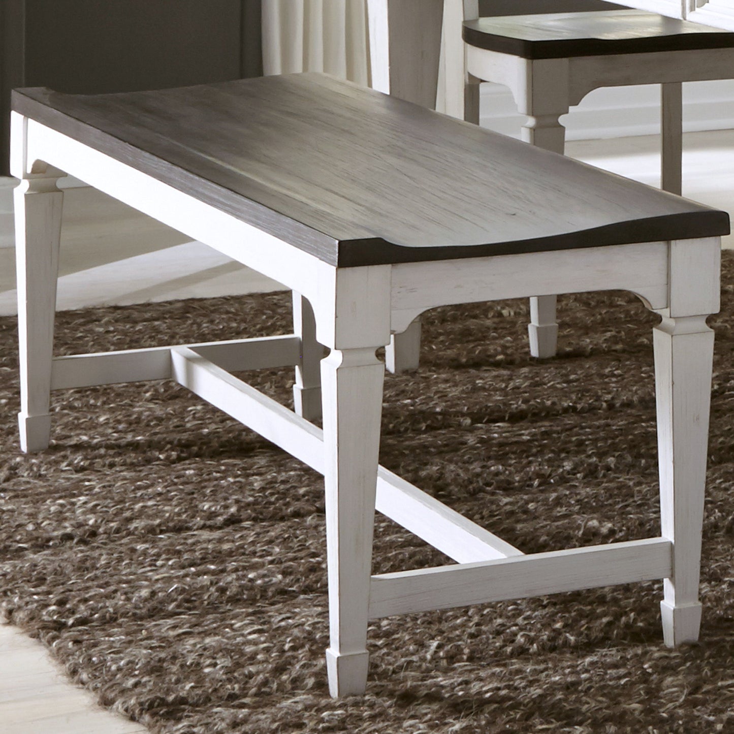 Allyson Park - Wood Seat Bench - Hornell Furniture Outlet