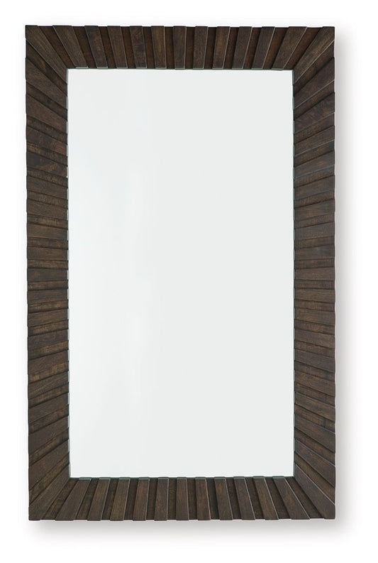 Advin - Dark Brown - Accent Mirror - Hornell Furniture Outlet