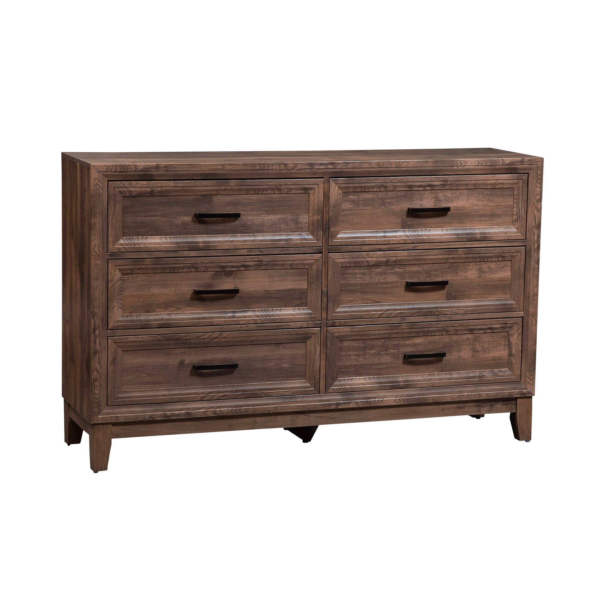 Ridgecrest - 6 Drawer Dresser - Light Brown - Hornell Furniture Outlet