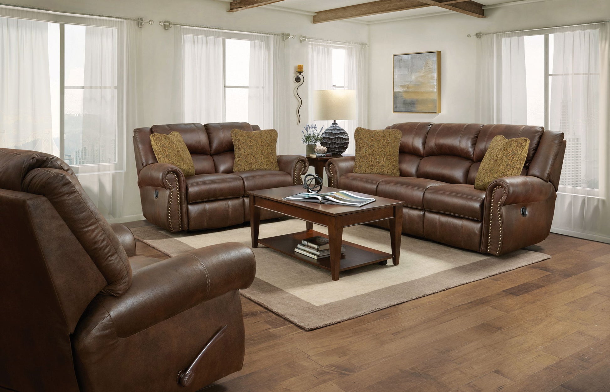 Pickett - Reclining Loveseat - Hornell Furniture Outlet