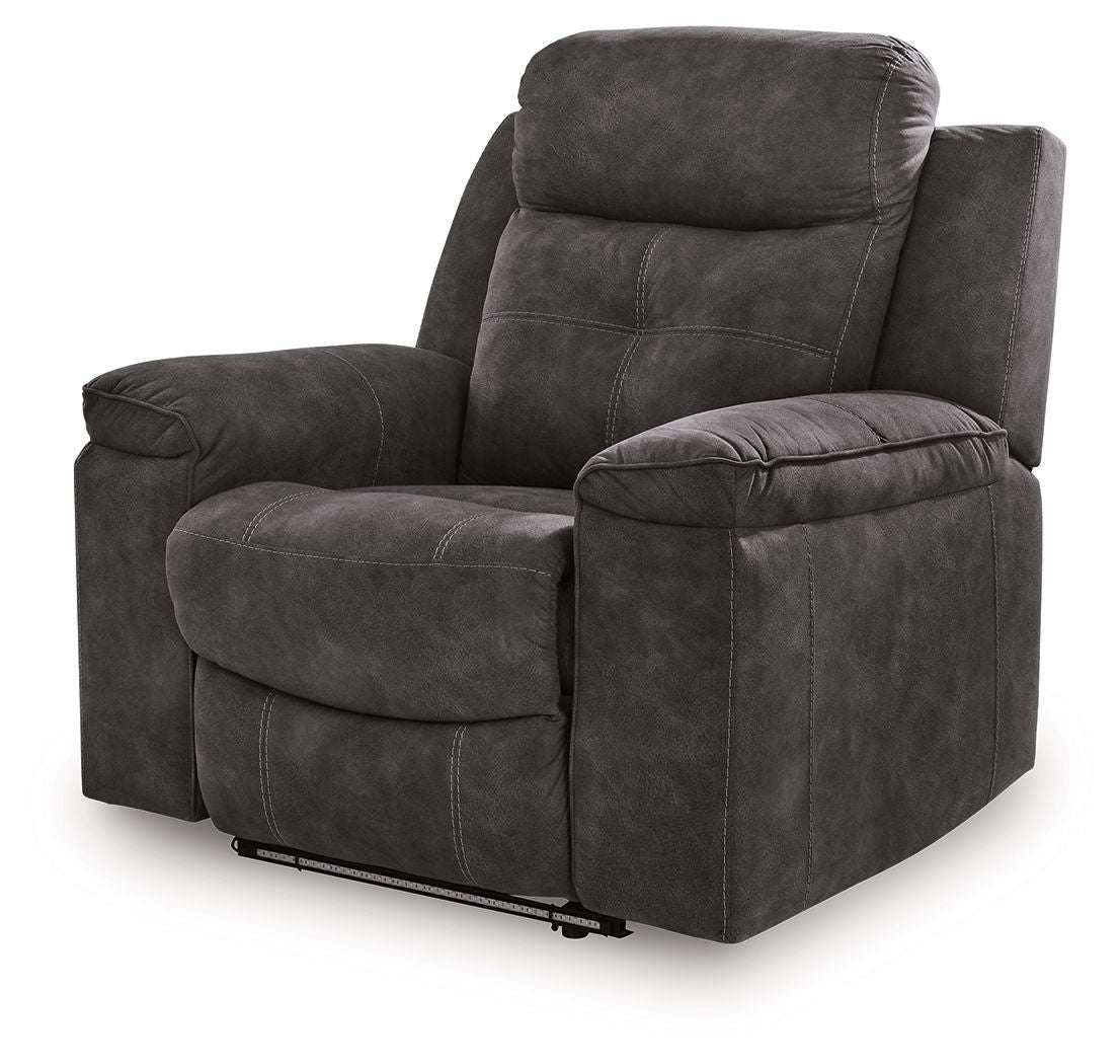 Brysonview - Zero Wall Recliner - Charcoal - Hornell Furniture Outlet