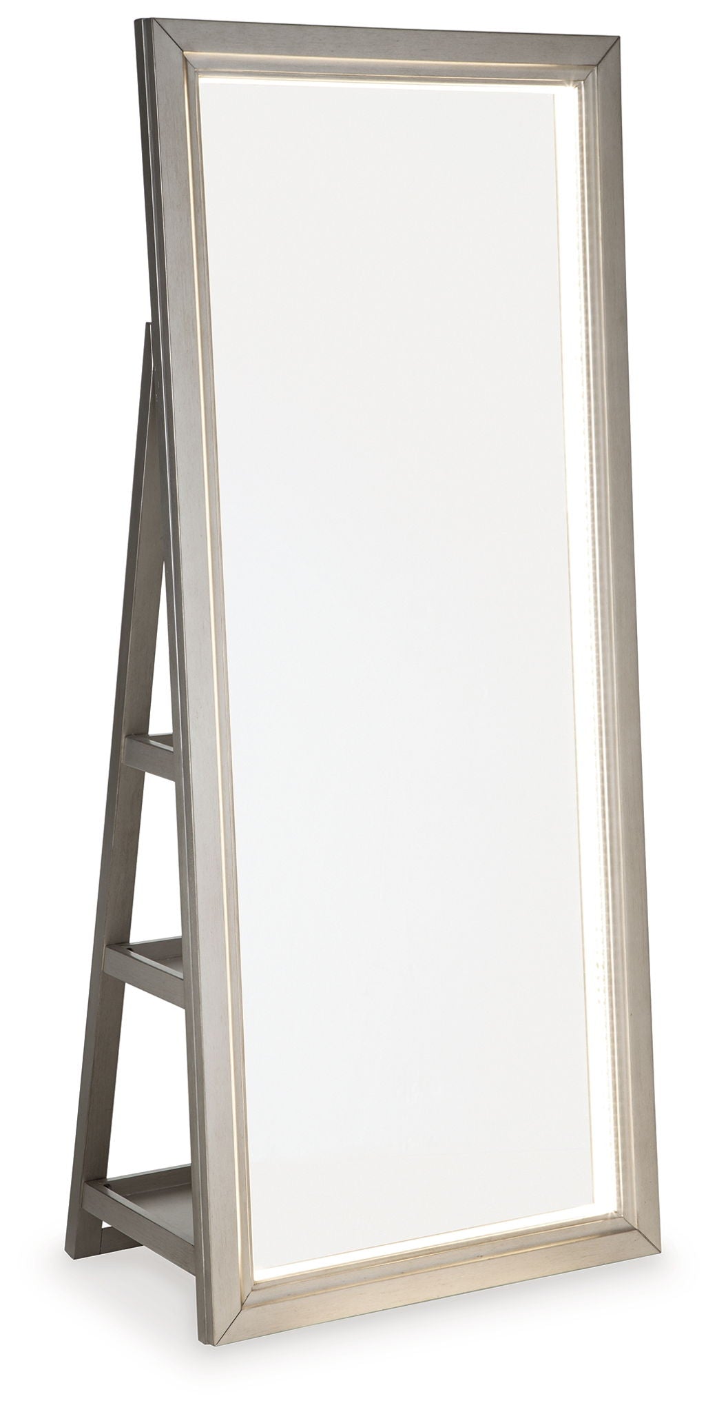 Evesen - Floor Standing Mirror/Storage - Hornell Furniture Outlet