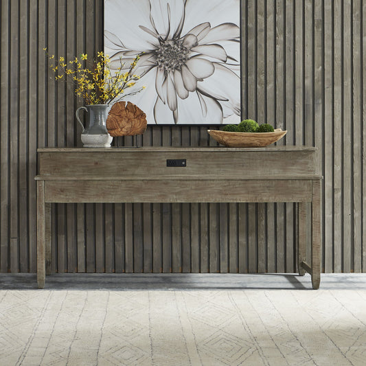 Parkland Falls - Console Bar Table - Light Brown - Hornell Furniture Outlet