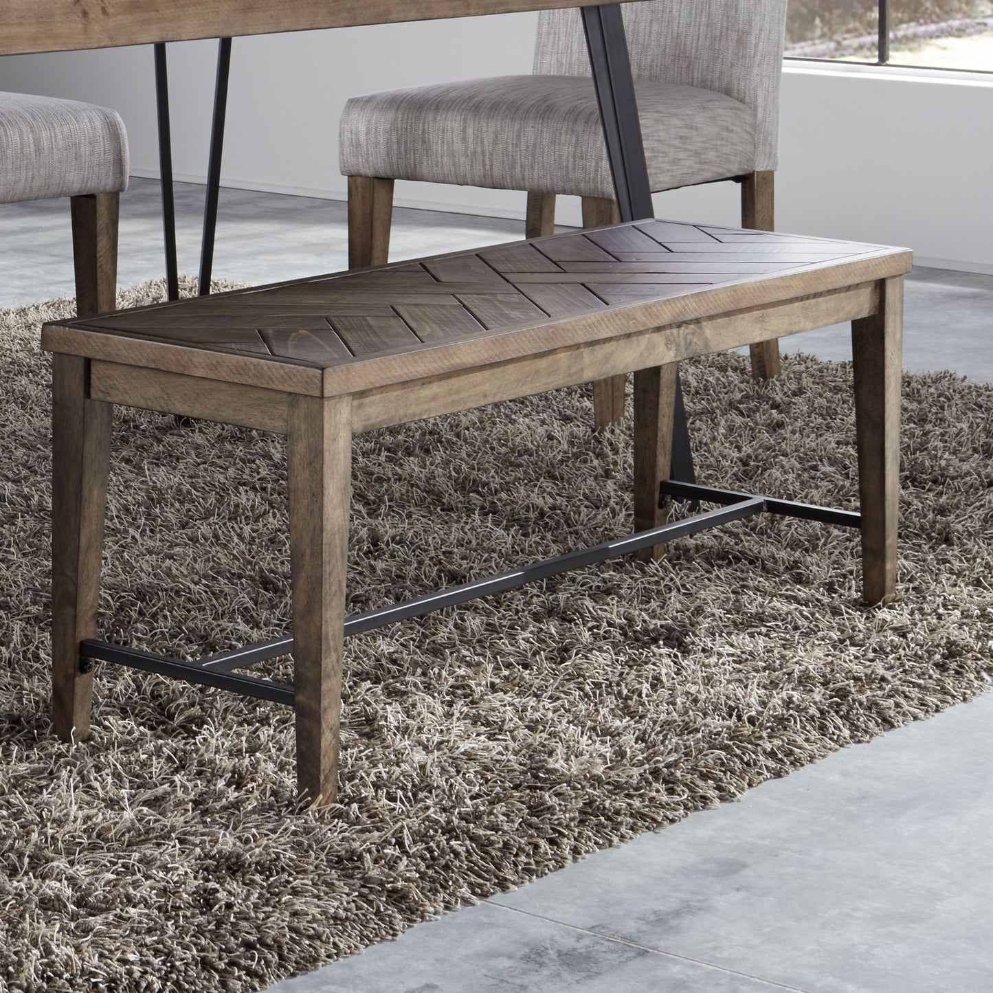 Horizons - Bench - Light Brown - Hornell Furniture Outlet
