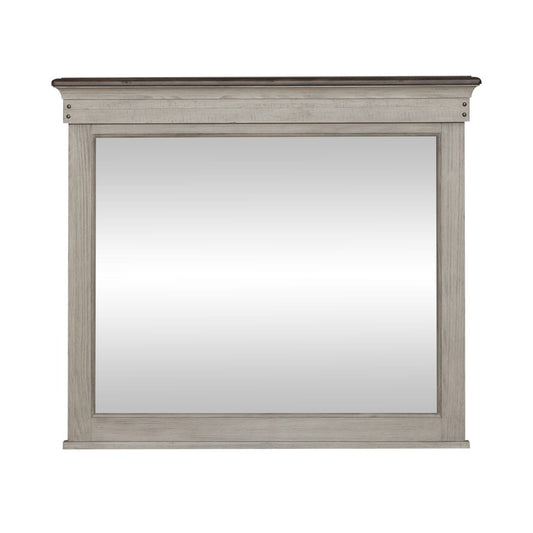 Ivy Hollow - Landscape Mirror - White - Hornell Furniture Outlet