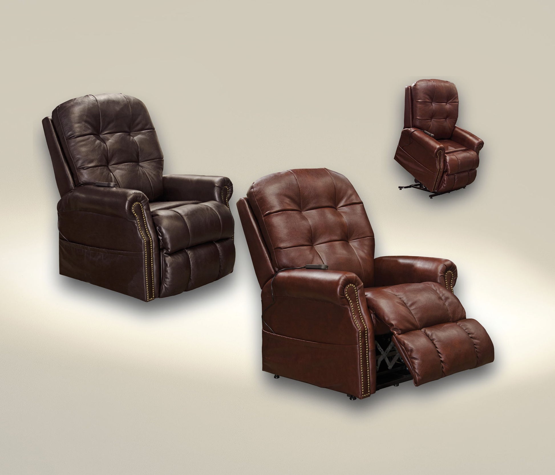 Madison - Power Lift Lay Flat Recliner With Heat & Massage - Hornell Furniture Outlet
