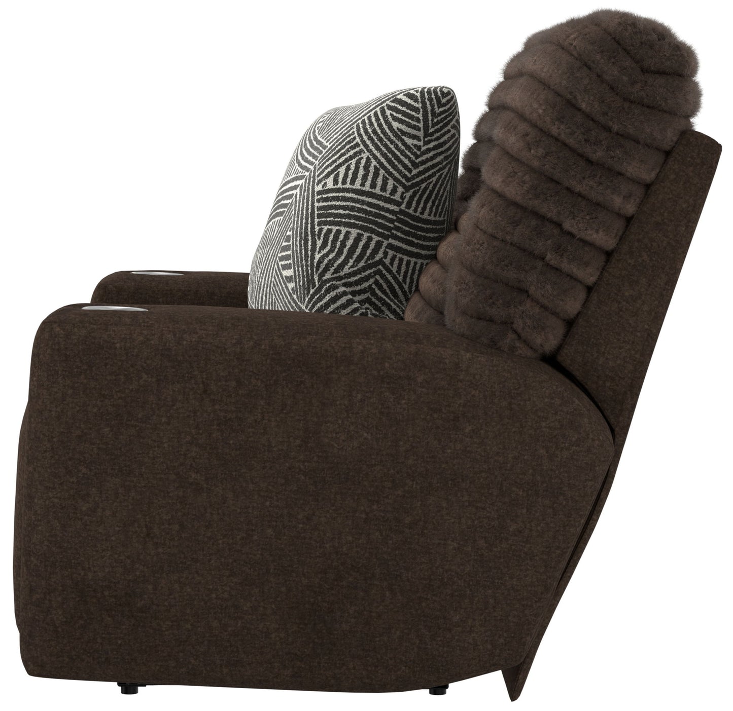 Zen - Power Recliner With CR3 Heat / Massage / Zero Gravity - Chocolate - Hornell Furniture Outlet