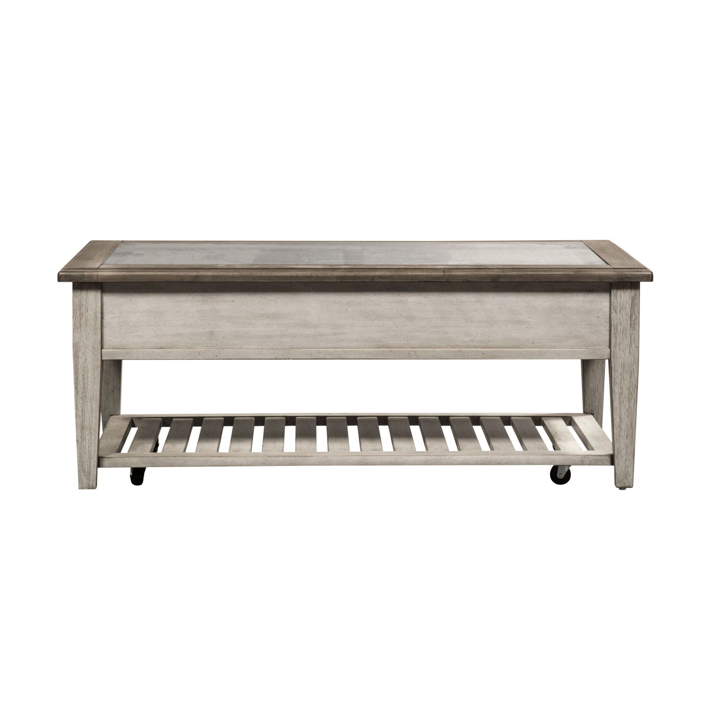 Heartland - Rect Ceiling Tile Cocktail Table - White - Hornell Furniture Outlet