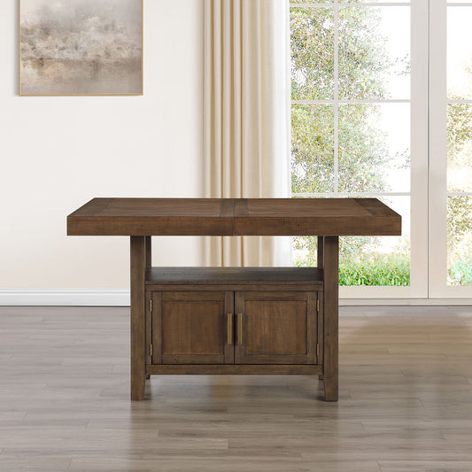 Garland - Counter Table - Dark Brown - Hornell Furniture Outlet