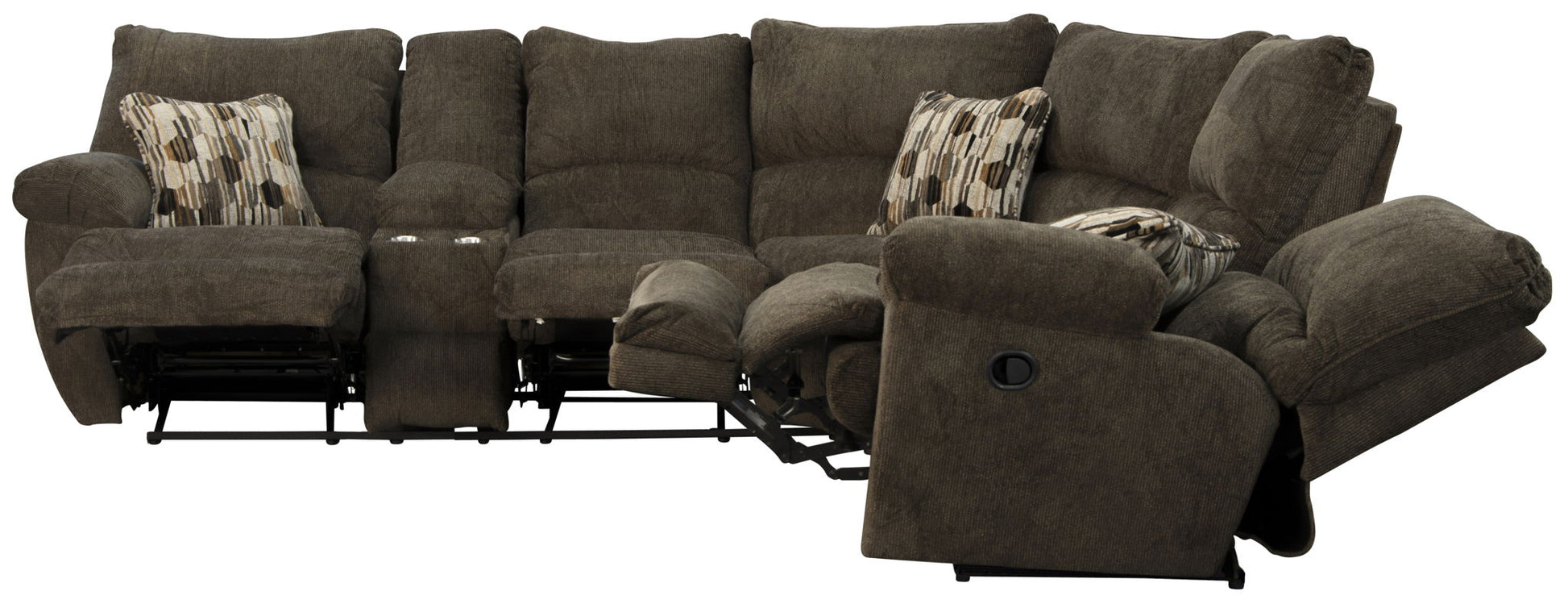 Elliott - Reclining Sectional - Hornell Furniture Outlet
