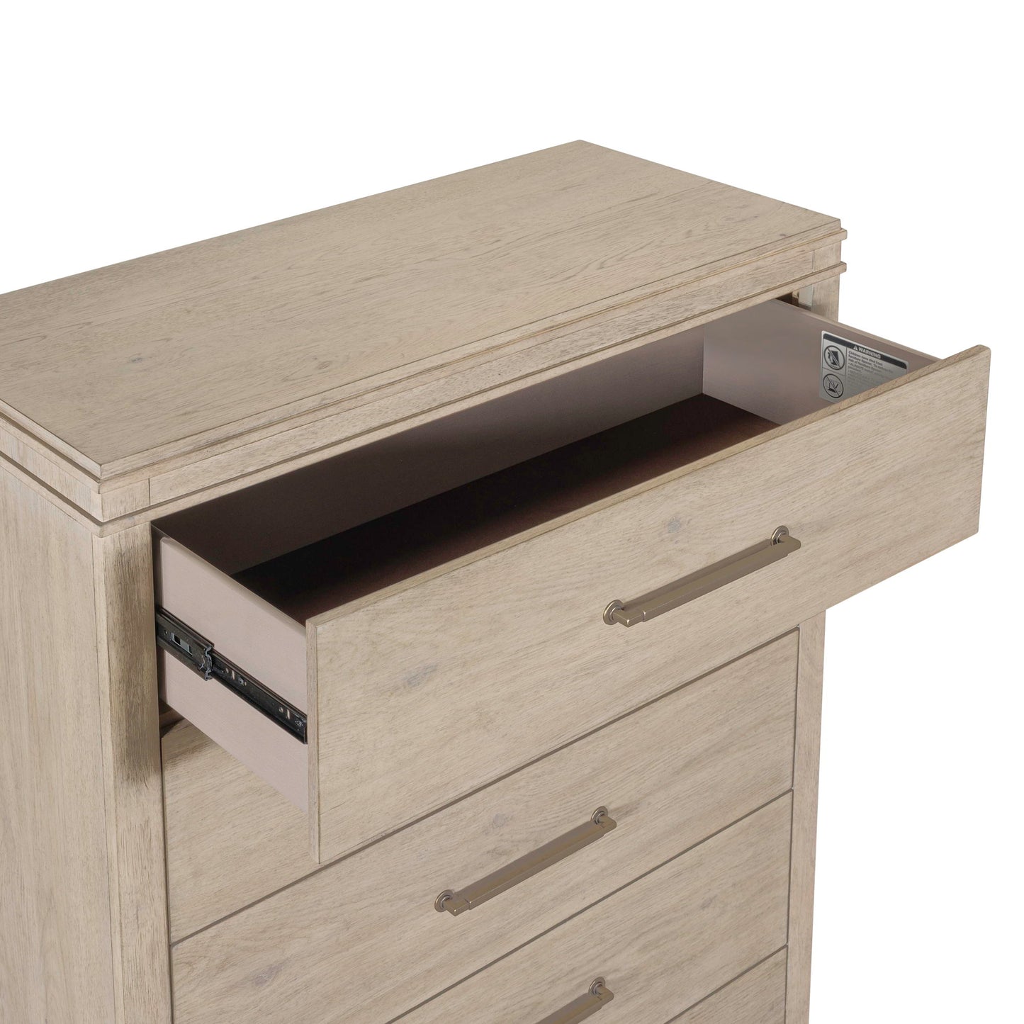 New Haven - 5 Drawer Chest - White - Hornell Furniture Outlet