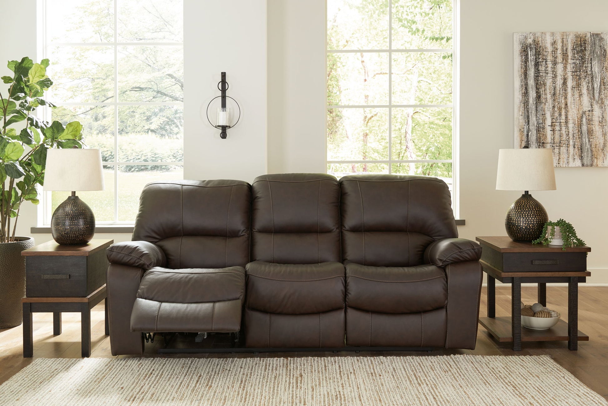 Leesworth - Reclining Living Room Set - Hornell Furniture Outlet