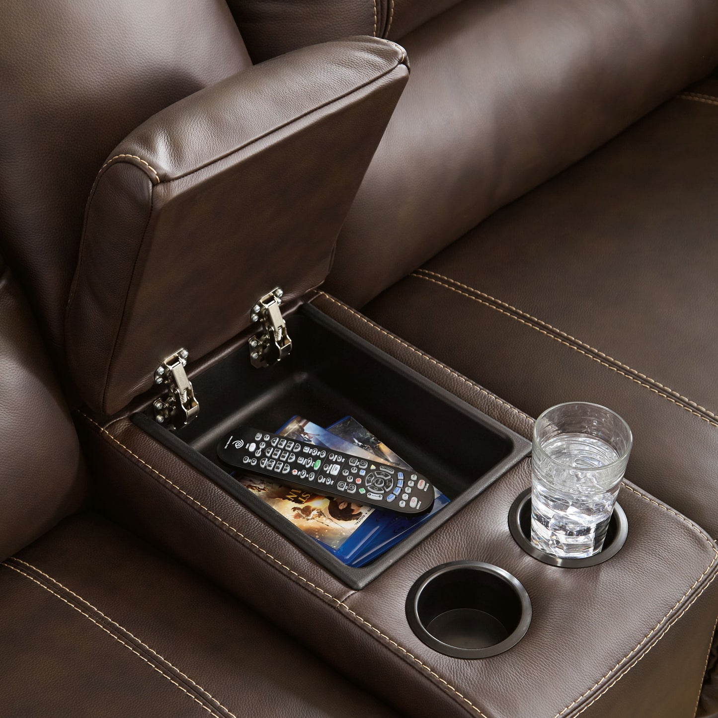 Dunleith - Power Reclining Sectional - Hornell Furniture Outlet