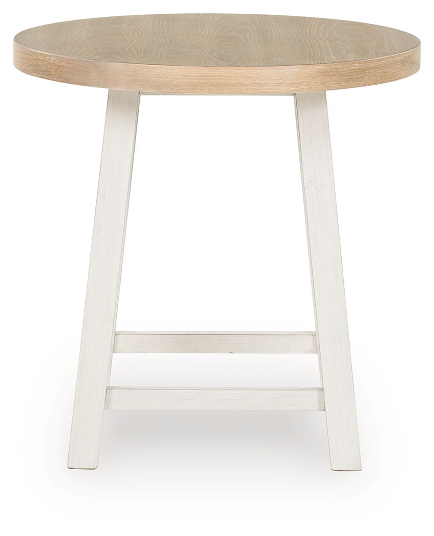 Fawndell - Antique White / Brown - Occasional Table Set (Set of 3) - Hornell Furniture Outlet