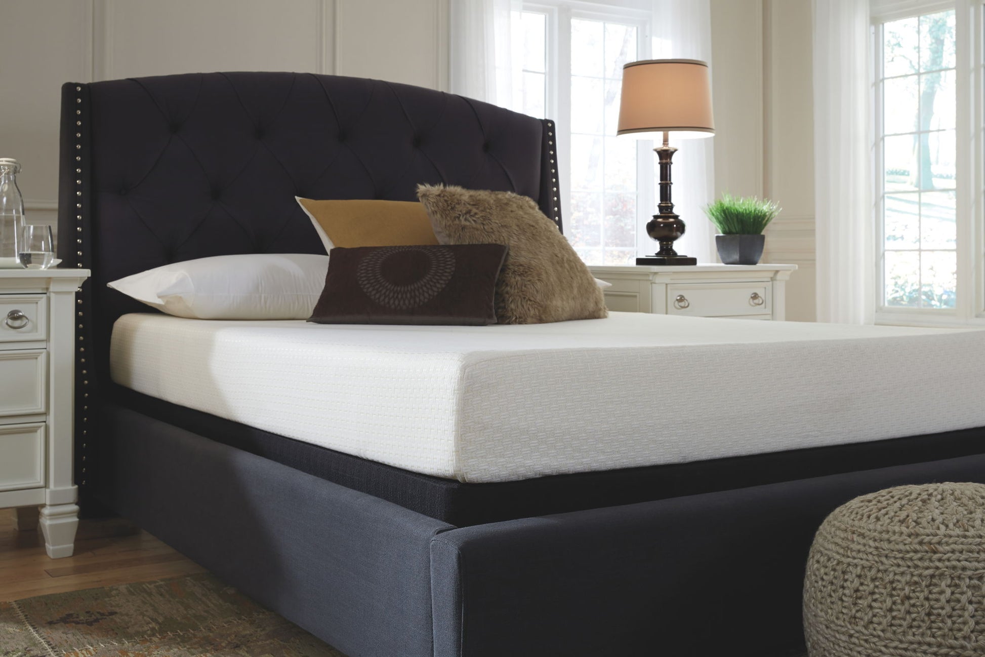 Chime 8 Inch Memory Foam - Medium Memory Foam Mattress - Hornell Furniture Outlet