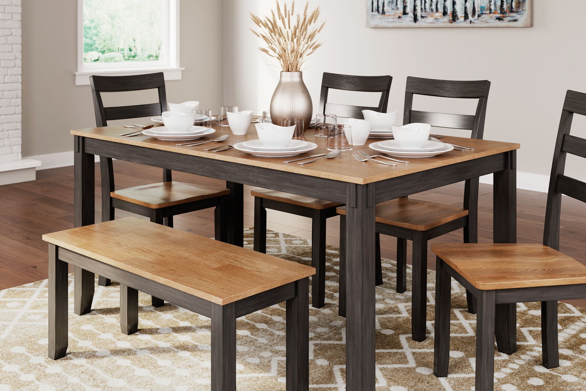 Gesthaven - Dining Room Table Set - Hornell Furniture Outlet