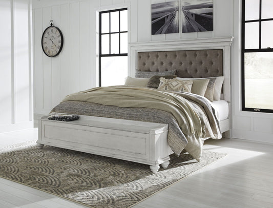 Kanwyn - Upholstered Panel Bed - Hornell Furniture Outlet