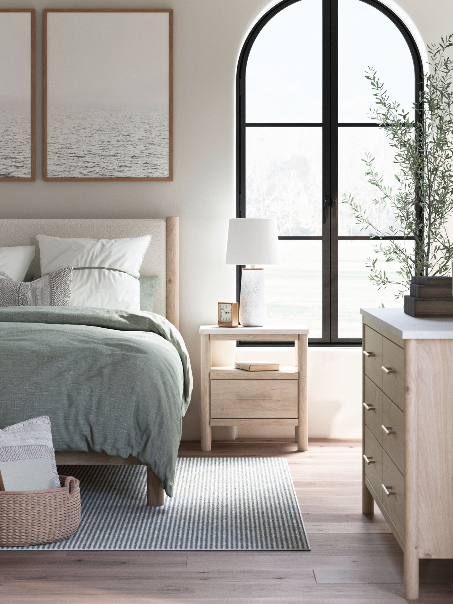 Cadmori - One Drawer Night Stand - Hornell Furniture Outlet