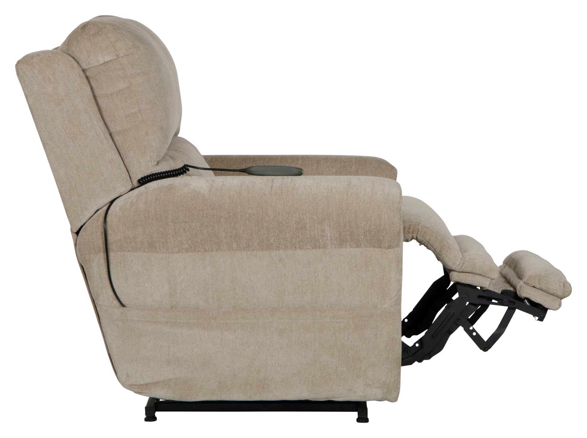 Warner - Power Headrest With Lumbar Power Lay Flat Recliner - Hornell Furniture Outlet
