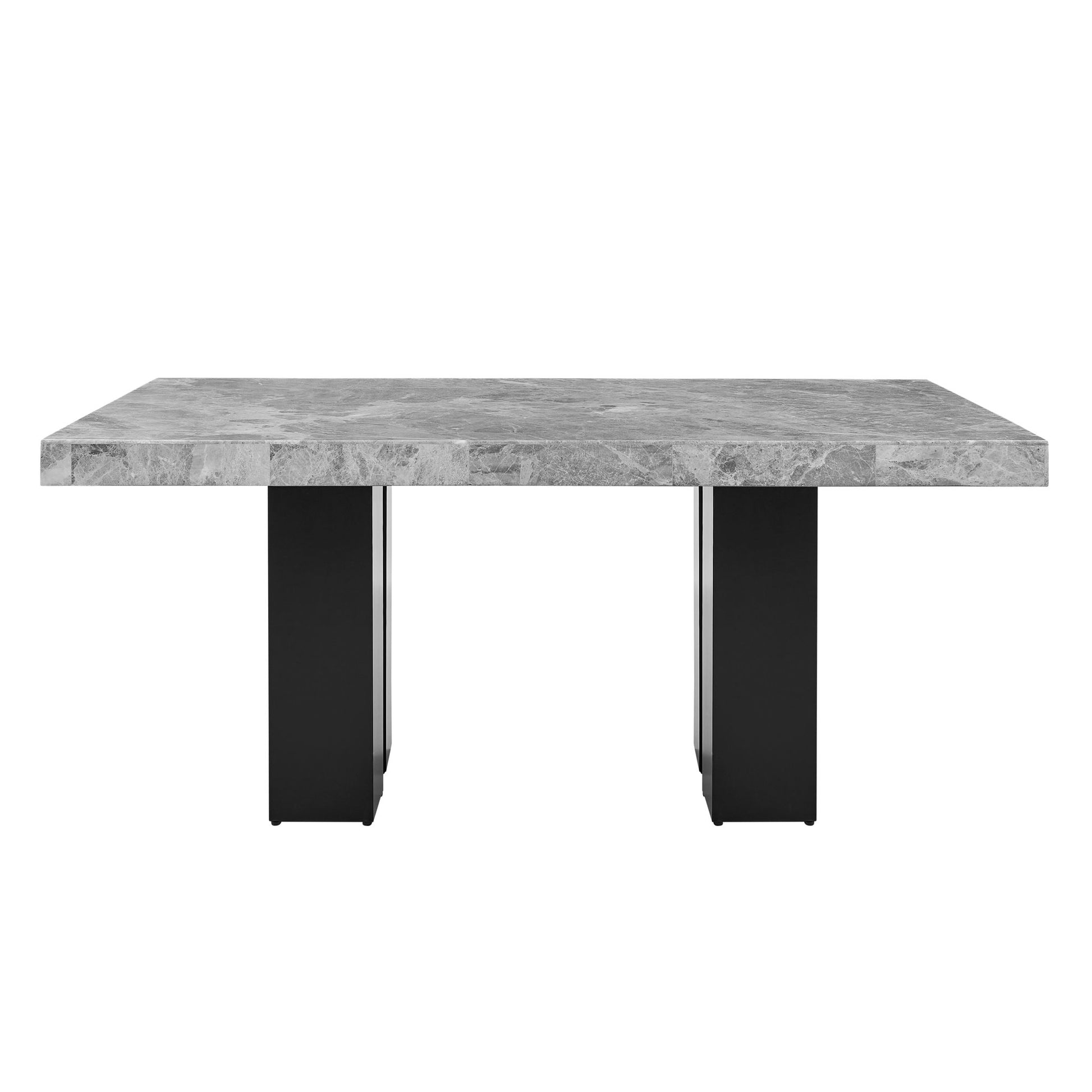 Camila - Rectangular Dining Set - Gray Top - Hornell Furniture Outlet