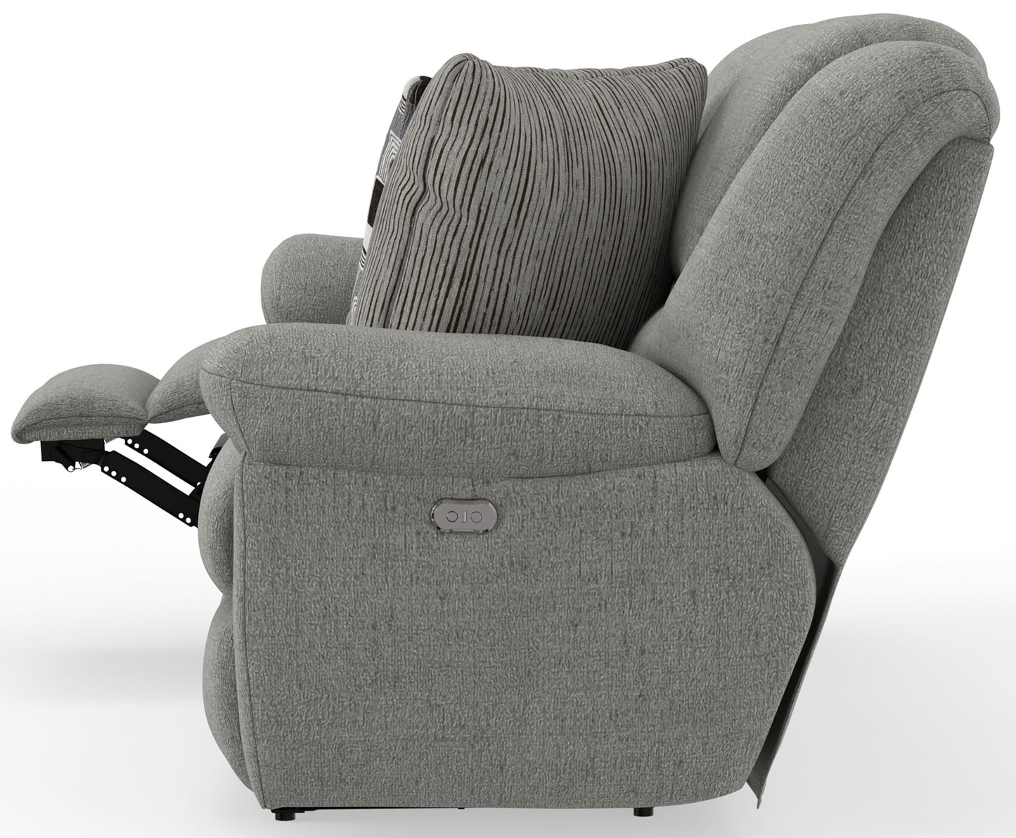 Trifecta - Sofa With 3 Recliners and Drop Down Table - Hornell Furniture Outlet