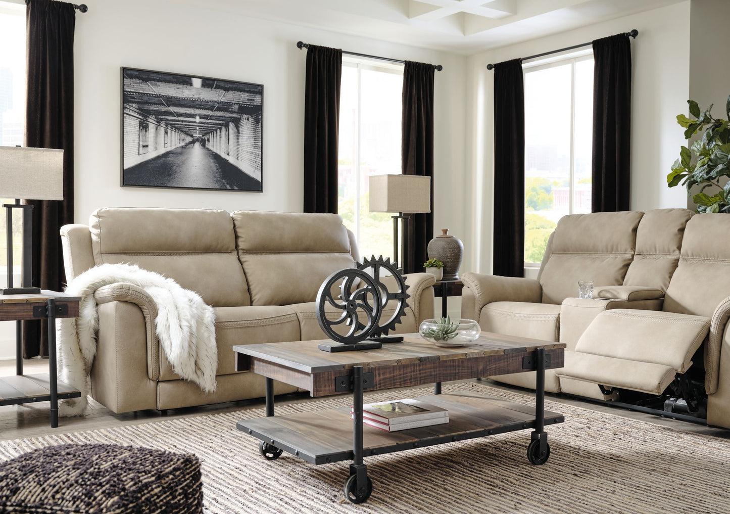 Next - Gen - Power Reclining Sofa - Hornell Furniture Outlet