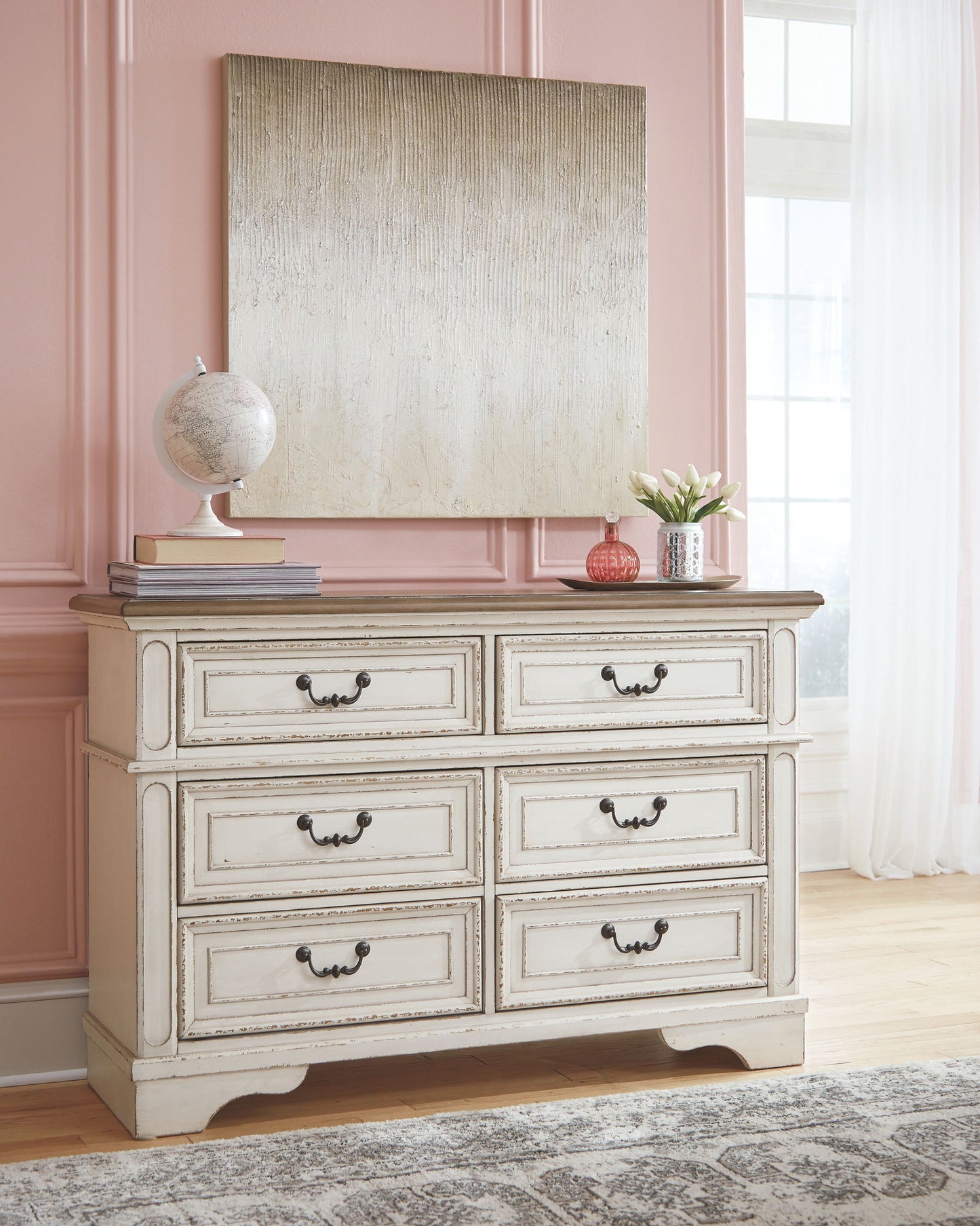 Realyn - Dresser, Mirror - Hornell Furniture Outlet
