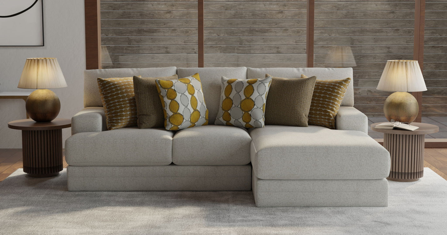 Tori - Sectional With Comfort Coil Seating And Accent Pillows Included - Hornell Furniture Outlet