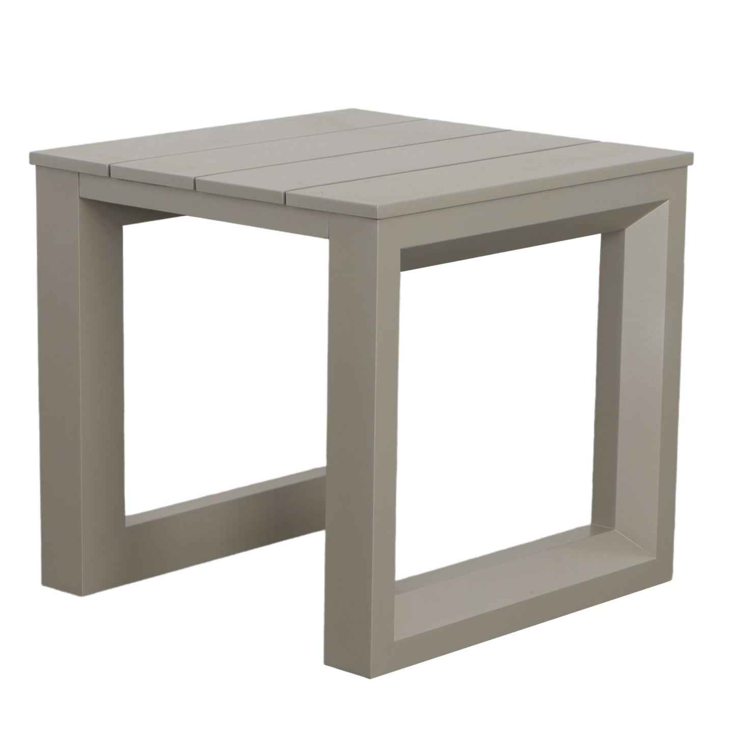 Dalilah - Patio Square End Table - Gray - Hornell Furniture Outlet
