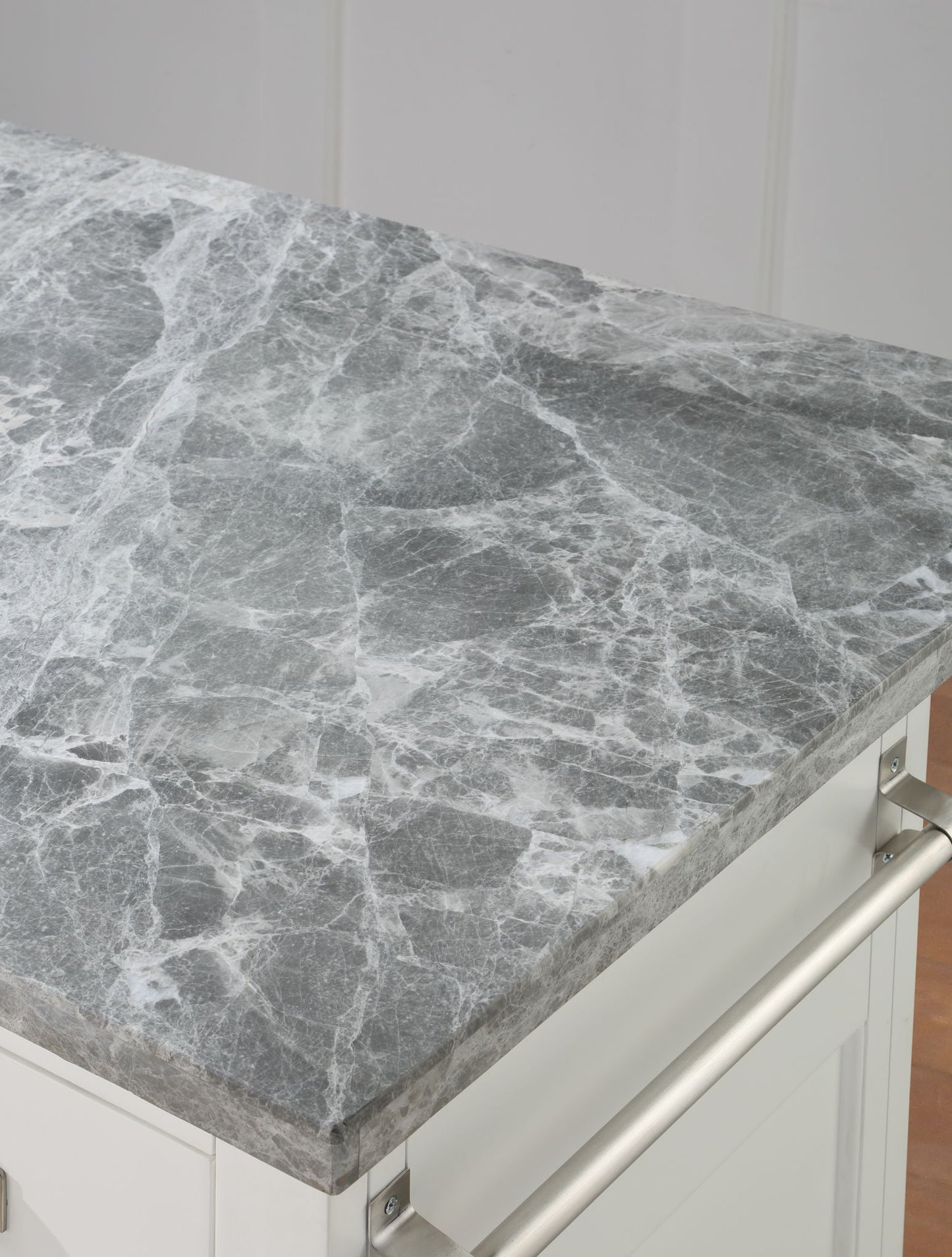 Zermatt - Kitchen Island - White - Hornell Furniture Outlet