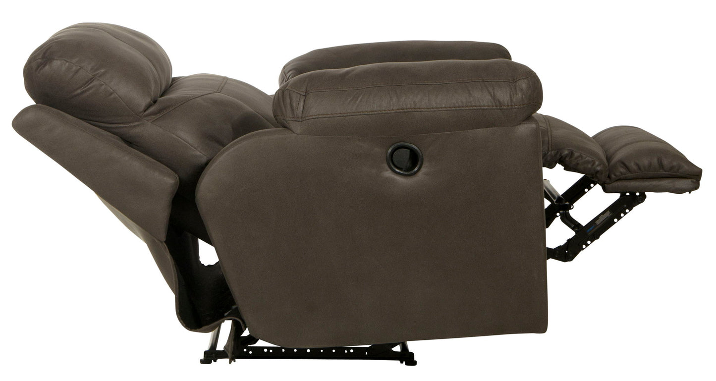 Atlas - Recliner - Charcoal - Hornell Furniture Outlet