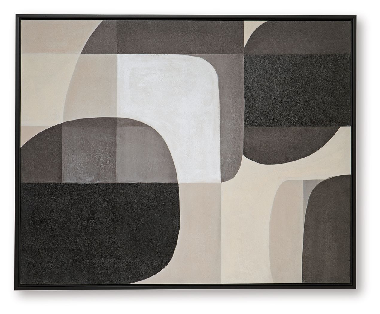 Kesleigh - Black / White - Wall Art - Hornell Furniture Outlet