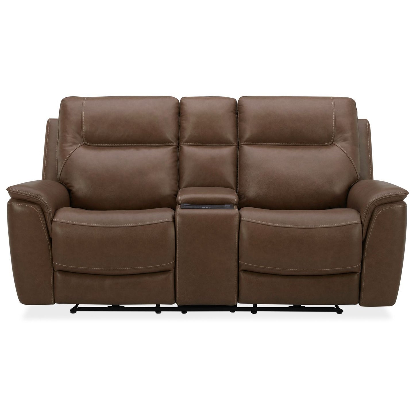 Collins - Loveseat With Console P3 & ZG - Brown - Hornell Furniture Outlet