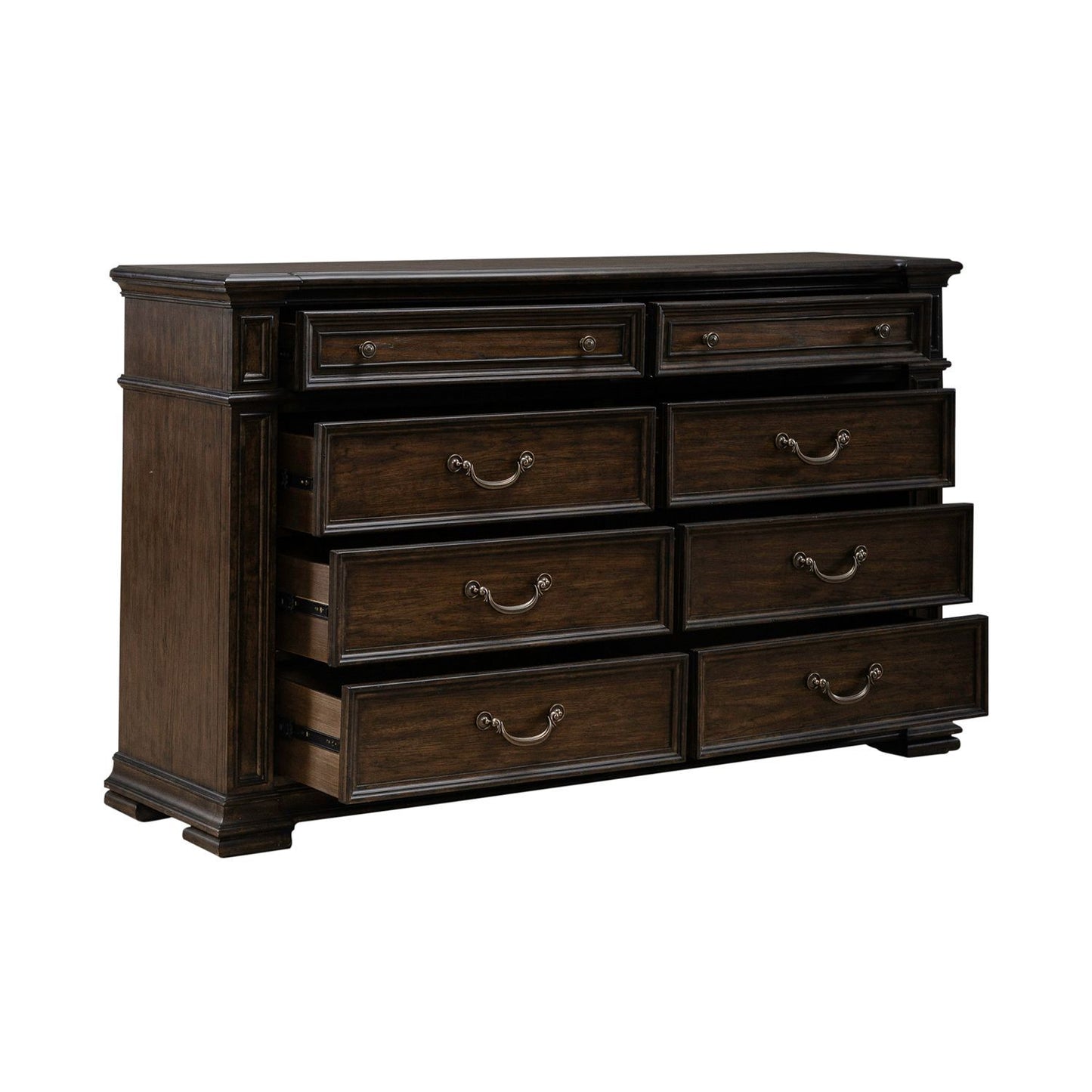 Provence Park - 8 Drawer Dresser - Brown - Hornell Furniture Outlet