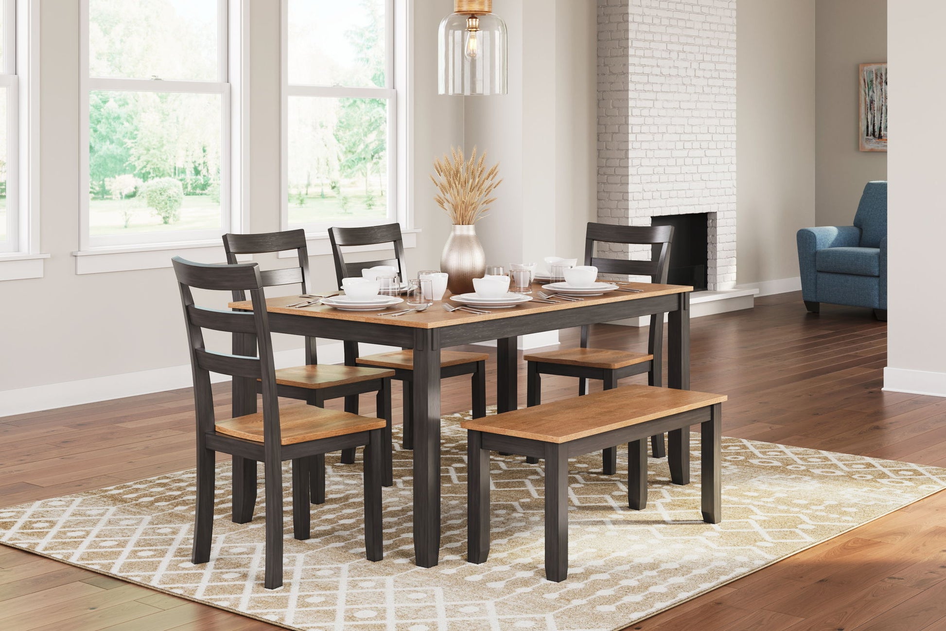 Gesthaven - Dining Room Table Set - Hornell Furniture Outlet