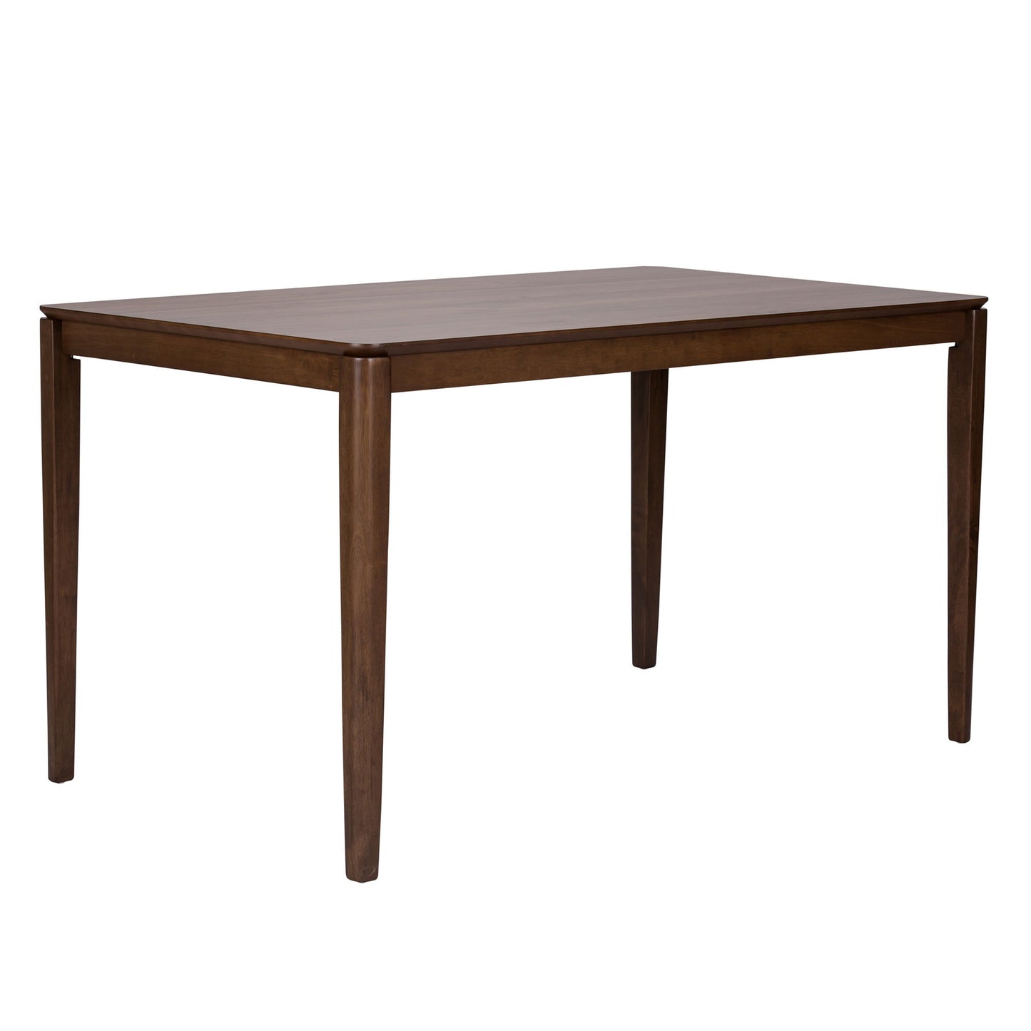 Space Savers - 5 Piece Rectangular Table Set - Dark Brown - Hornell Furniture Outlet