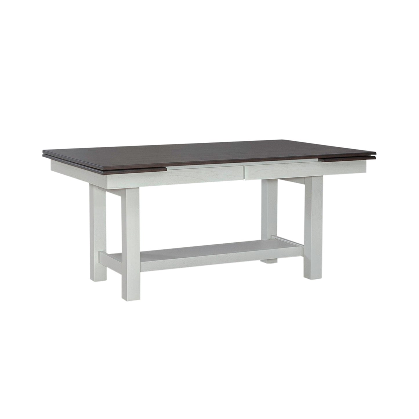 Brook Bay - Trestle Table - White & Brown - Hornell Furniture Outlet