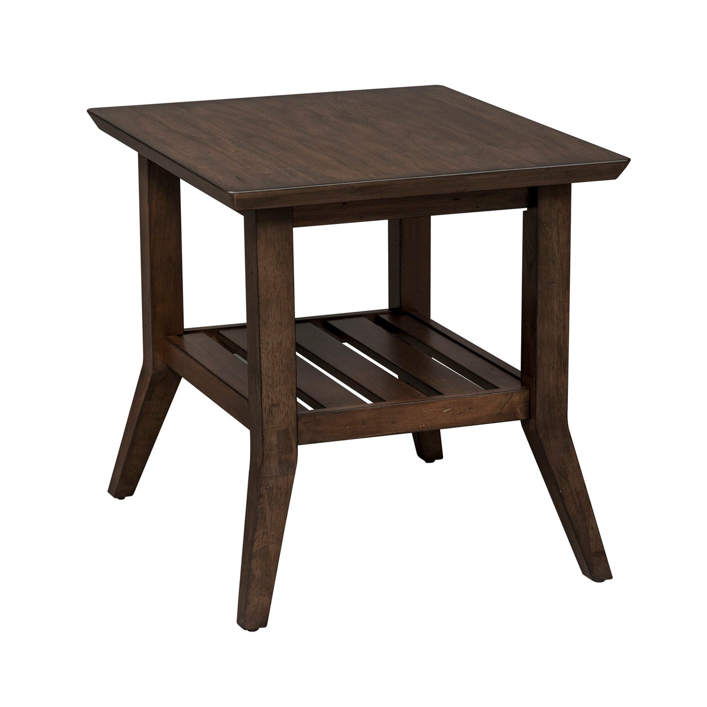 Ventura Blvd - Rectangular End Table - Dark Brown - Hornell Furniture Outlet