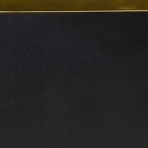 Rexwell - Black / Gold Finish - Accent Table With Speaker - Hornell Furniture Outlet