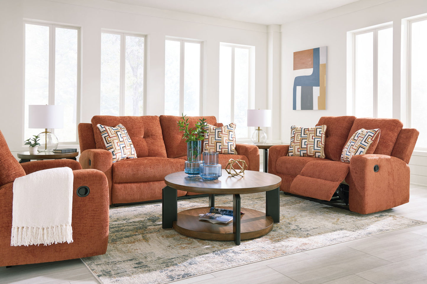 Danum - Reclining Living Room Set - Hornell Furniture Outlet