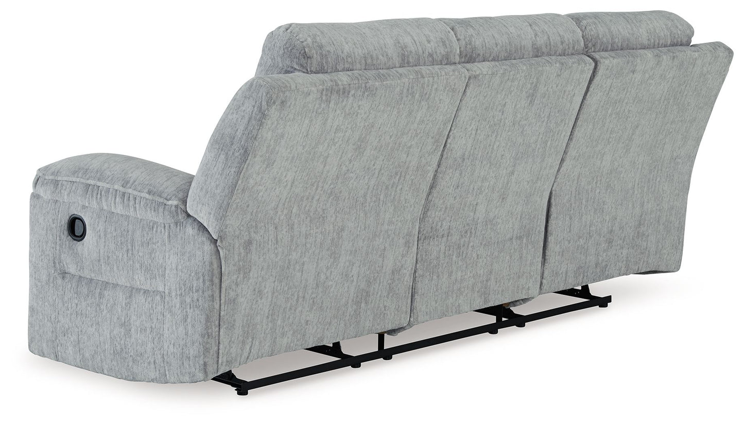 Buntington - Pewter - Reclining Sofa - Hornell Furniture Outlet