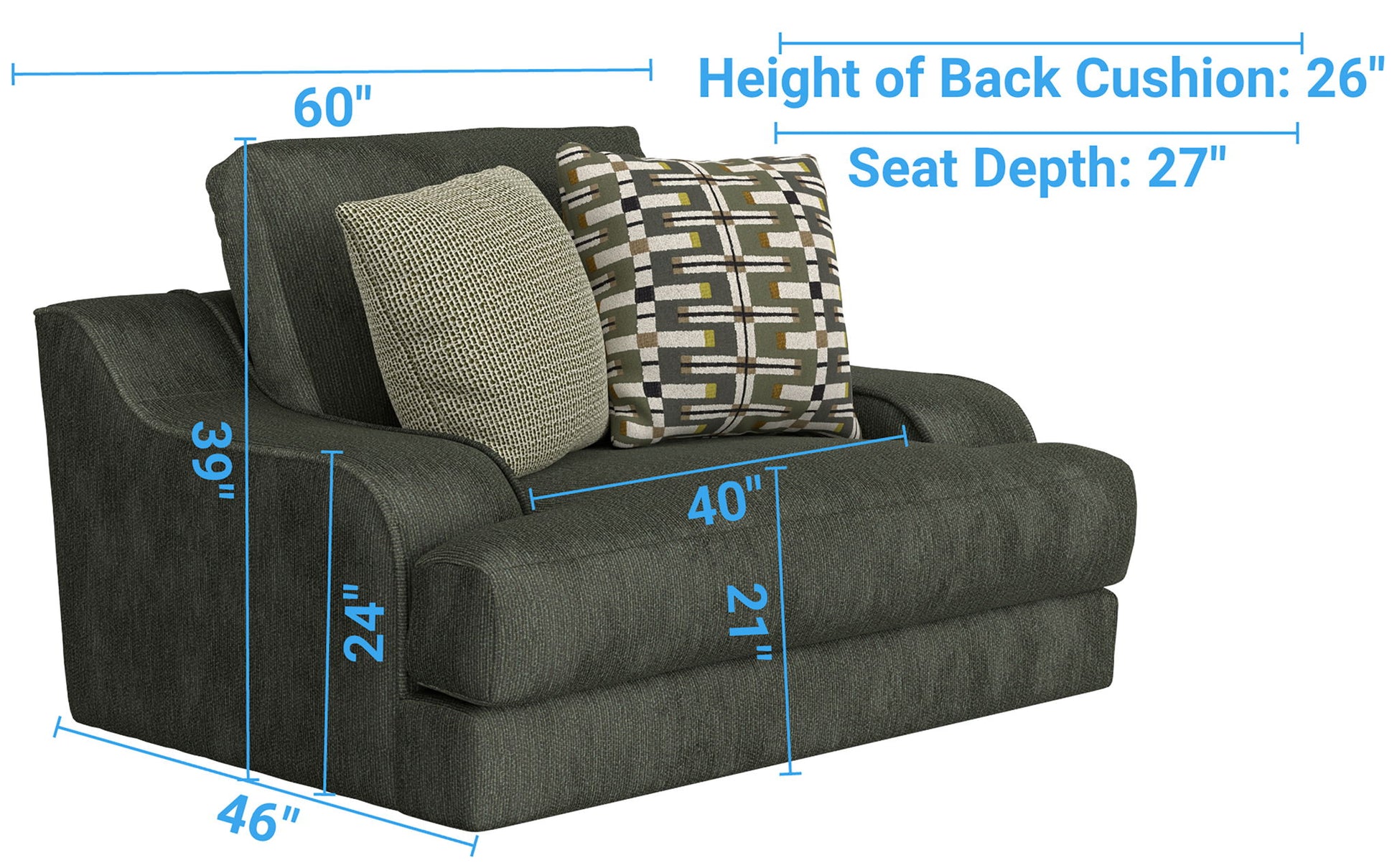 Olympus - Chair 1/2 - Hornell Furniture Outlet