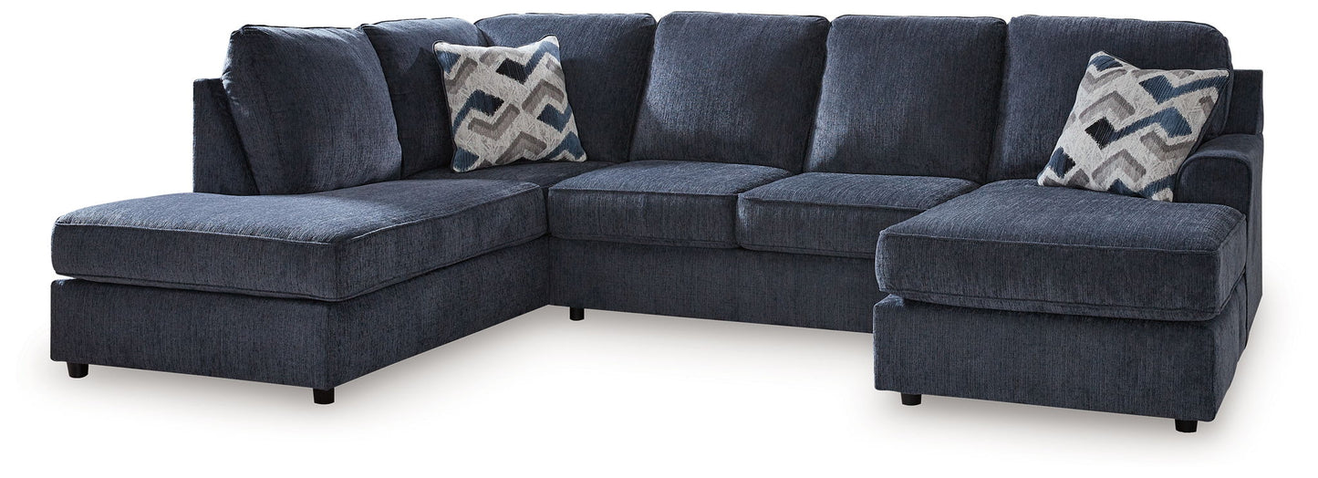 Albar Place - Sectional With Ottoman - Hornell Furniture Outlet