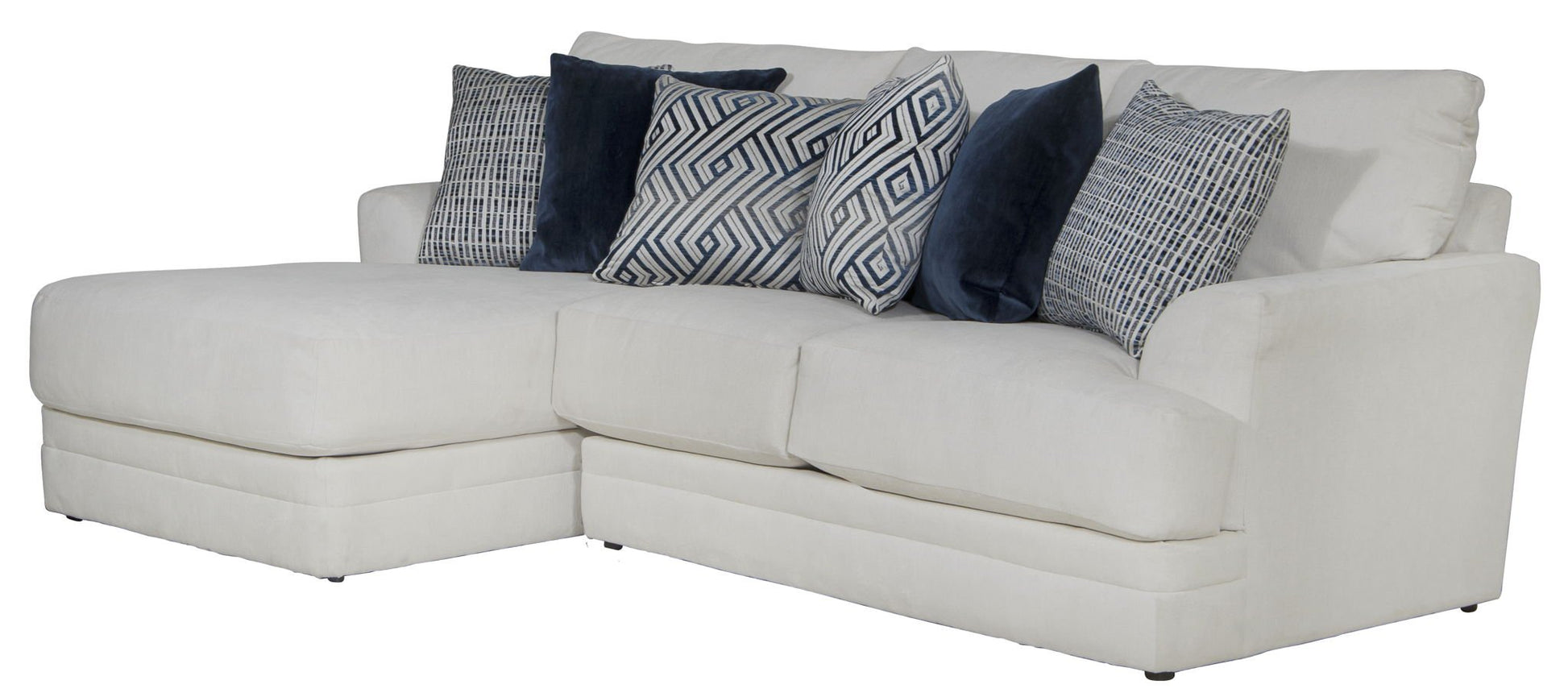 Polaris - Sectional With Comfort Coil Seating And Accent Pillows Included - Hornell Furniture Outlet